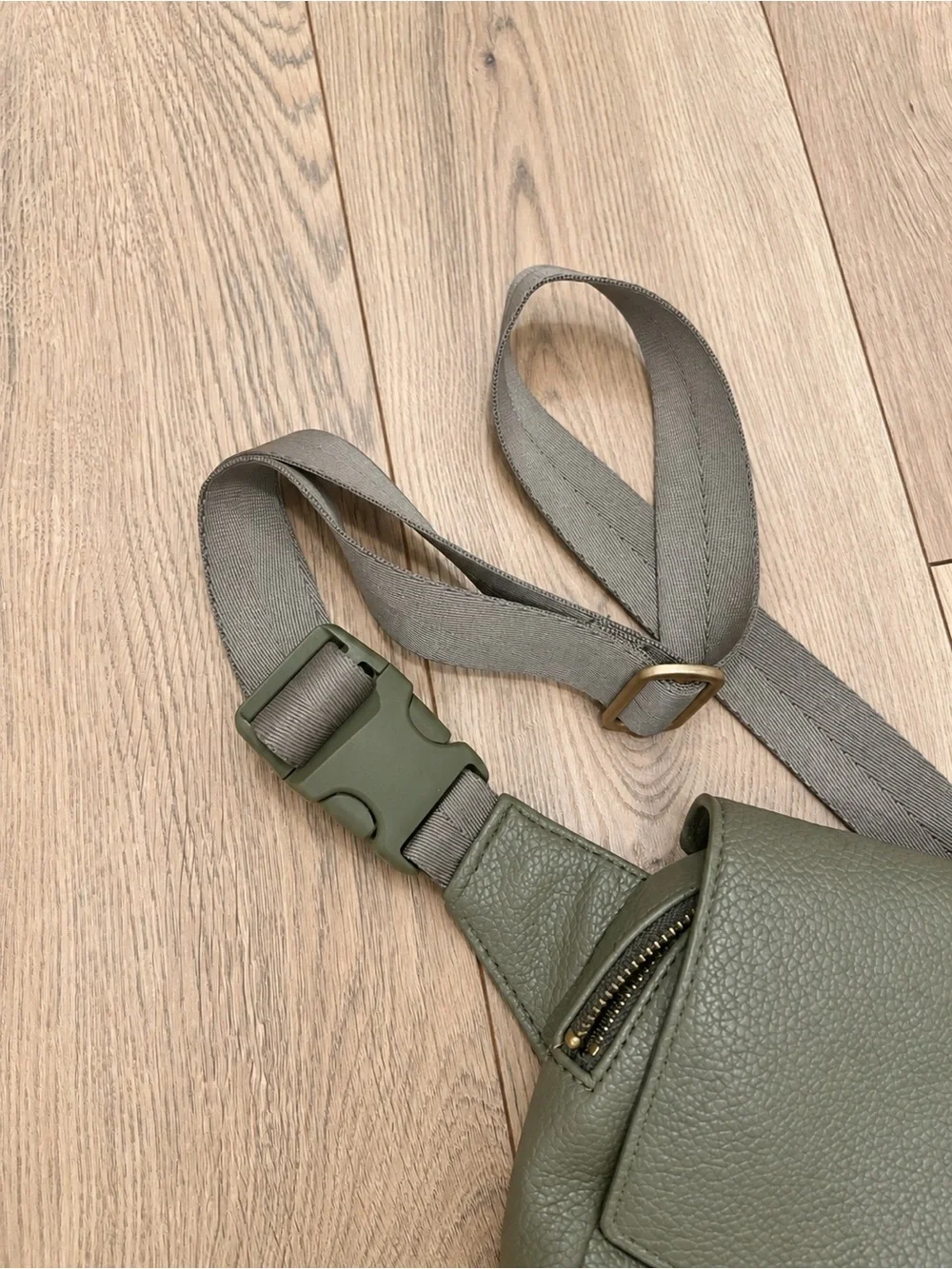 Freshly Picked Classic Park Pack Sage Green Crossbody Belt Bag